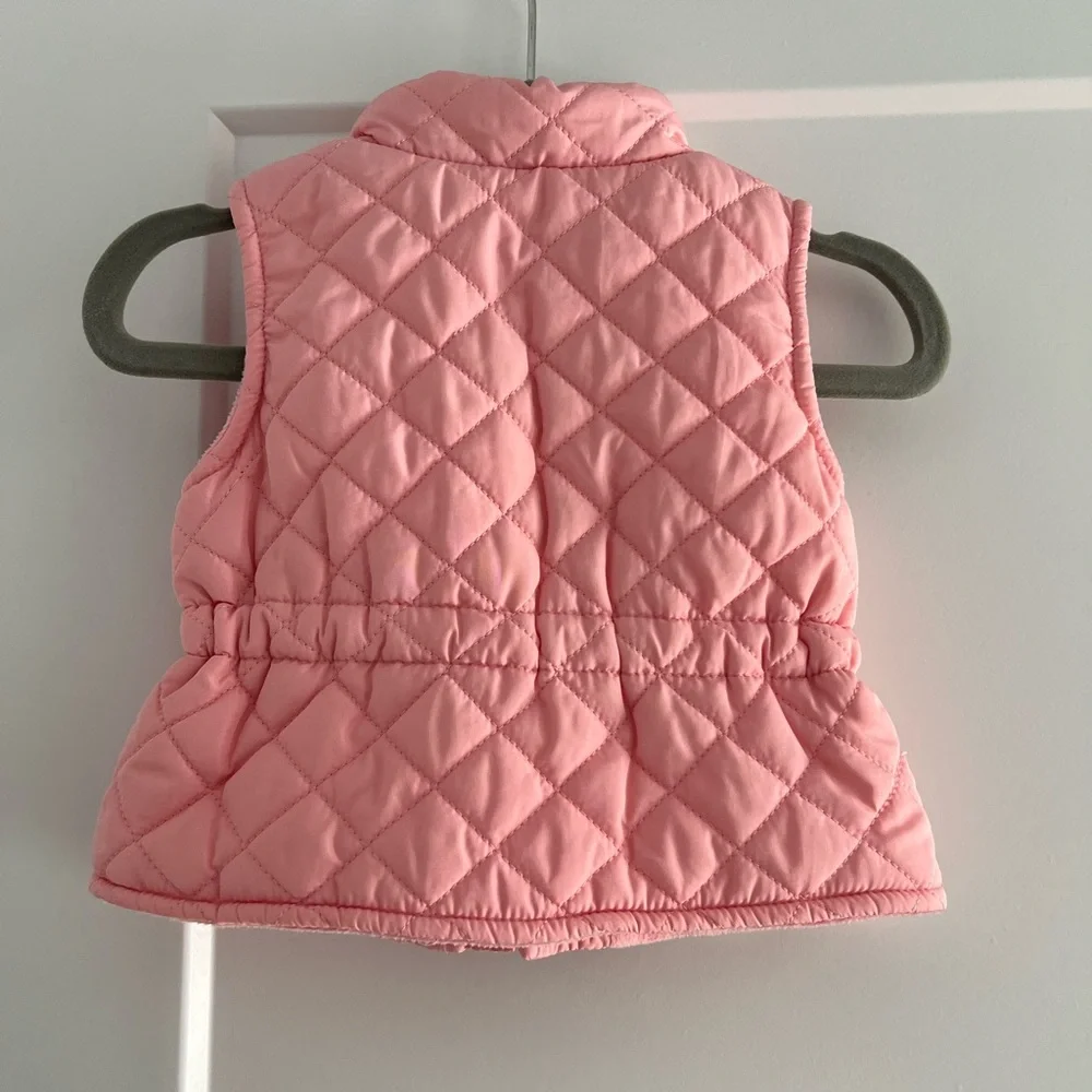 Old Navy Pink Puffer Vest